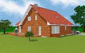 Entwurf Einfamilienhaus Jübar