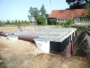 Kellerdecke Einfamilienhaus Jübar