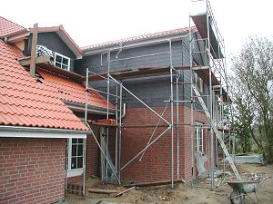 Rückseite Einfamilienhaus Jübar